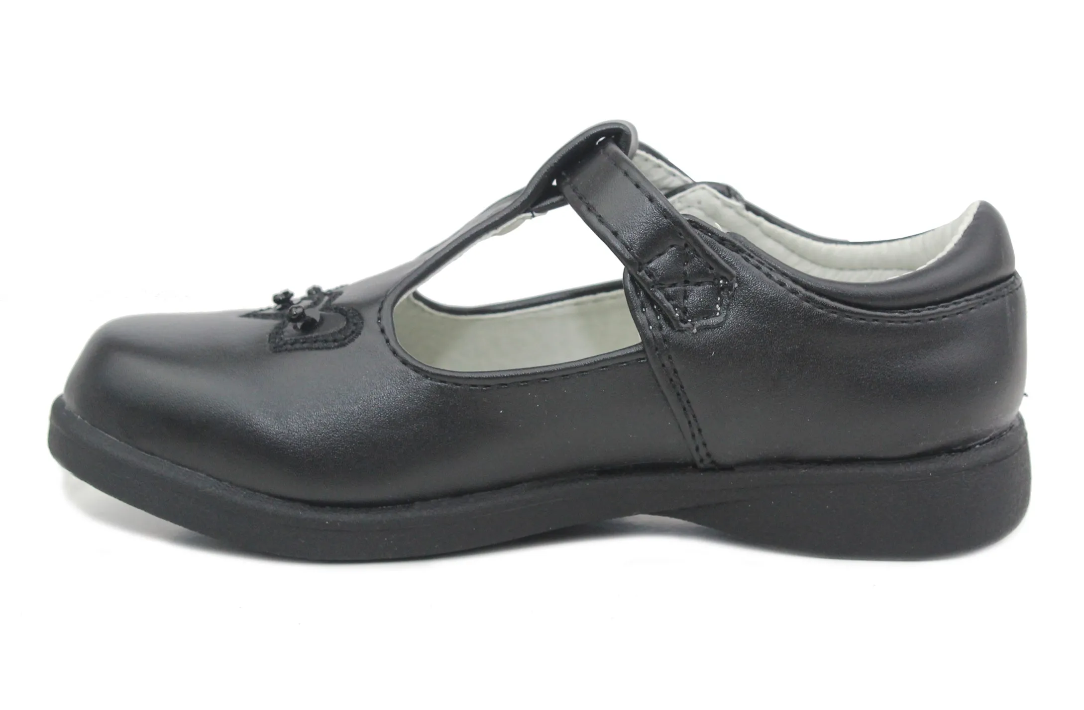 Girls Kids Touch Fasten Mary Janes School Shoes Mary Jane Halloween Shoe