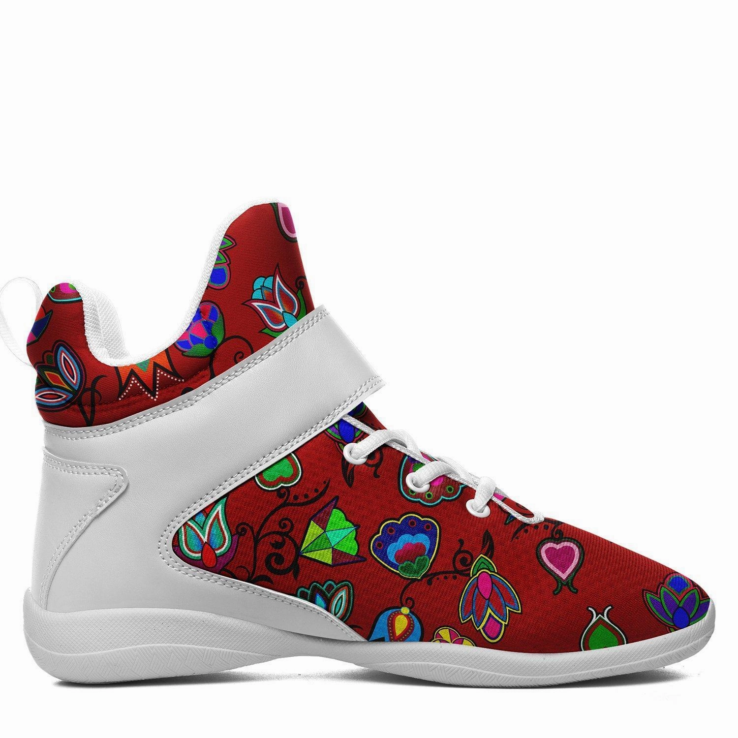 Indigenous Paisley Dahlia Kid's Ipottaa Basketball / Sport High Top Shoes