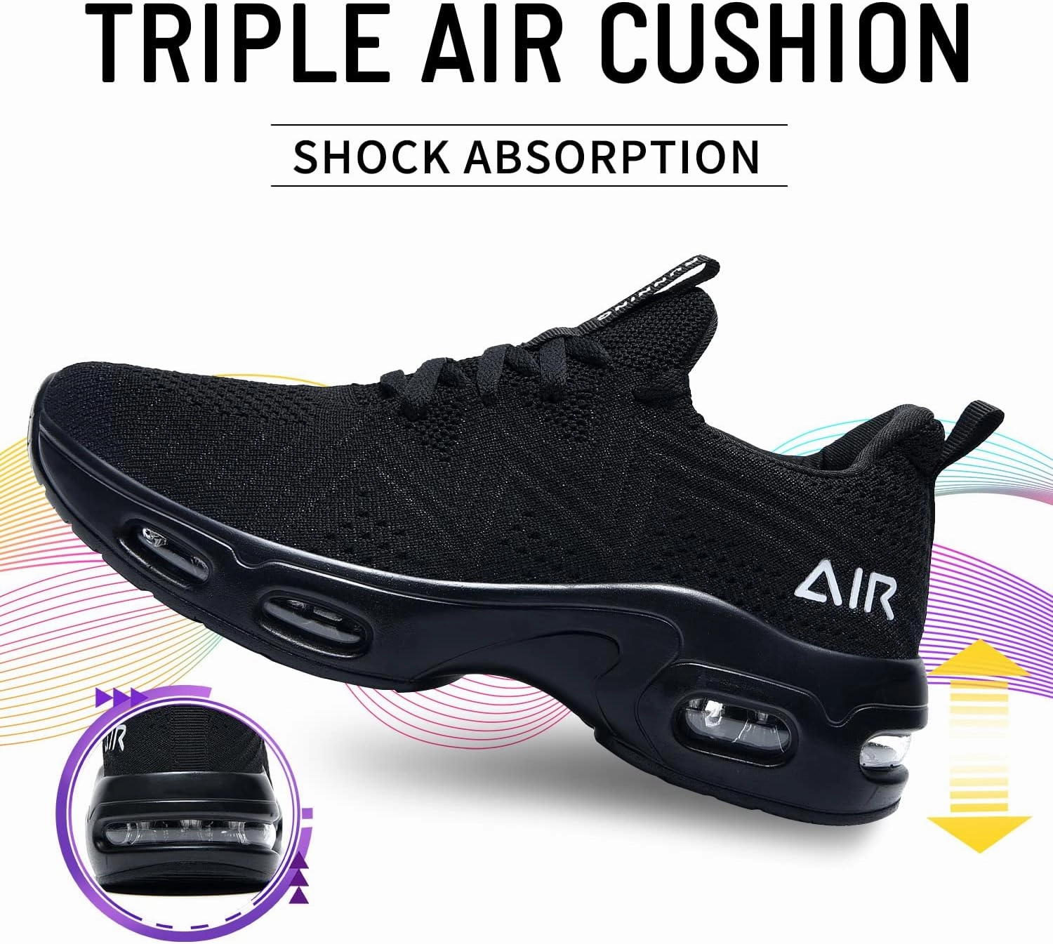 Badminton Shoes For Men Philippines AUPERF Womens Tennis Shoes Athletic Running Walking Shoe Lightweight Fashion Sneakers for Workout Gym Sports Jogging Size 5.5-11