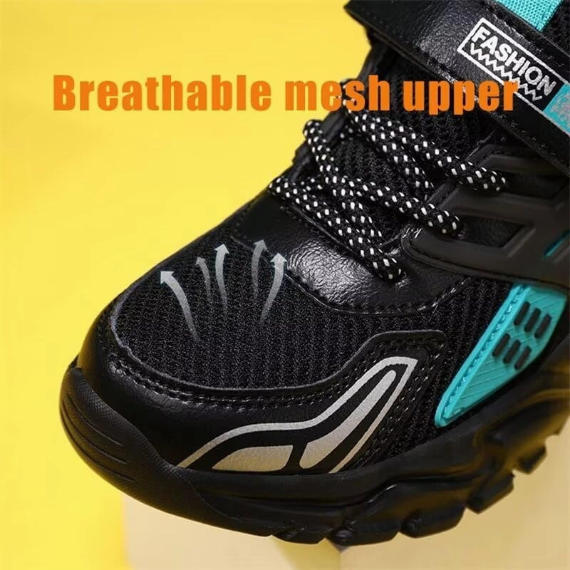 Kids Boy Fashion Comfortable Walking Sneakers for Sport Running Cycling Hiking School Rainbow Cycling Shoes