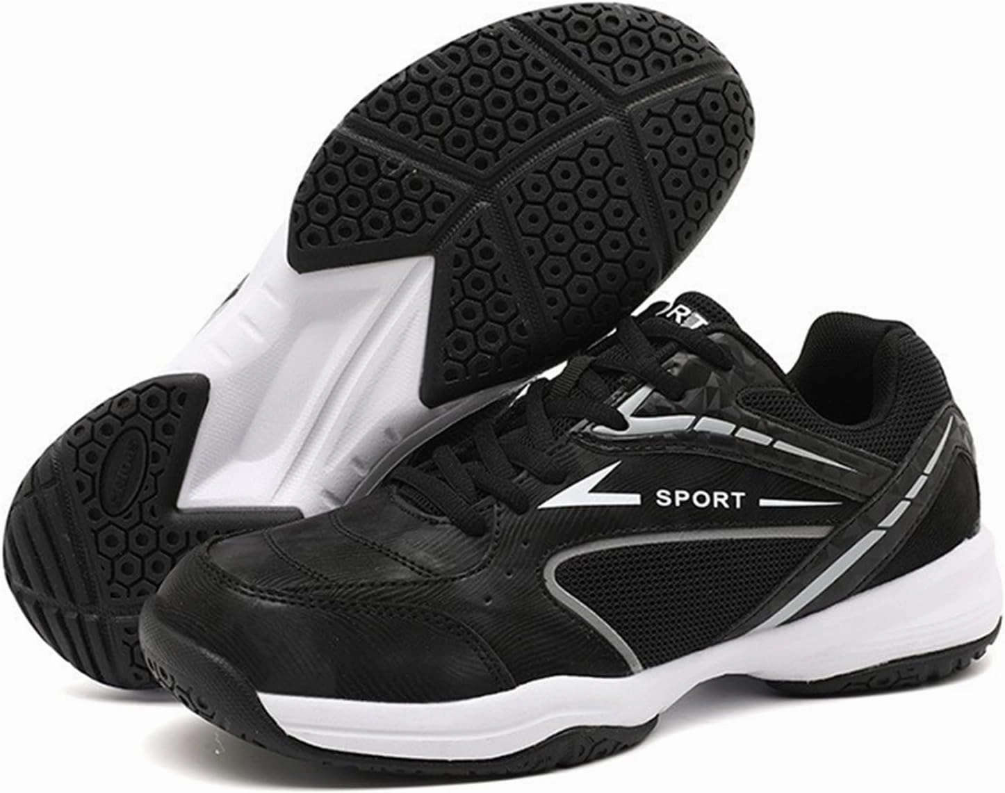 Best Shoes For Basketball And Volleyball JiuQing Pickleball Shoes for Women Badminton Tennis Squash Shoes Lightweight Comfortable Indoor Outdoor Court Sneakers