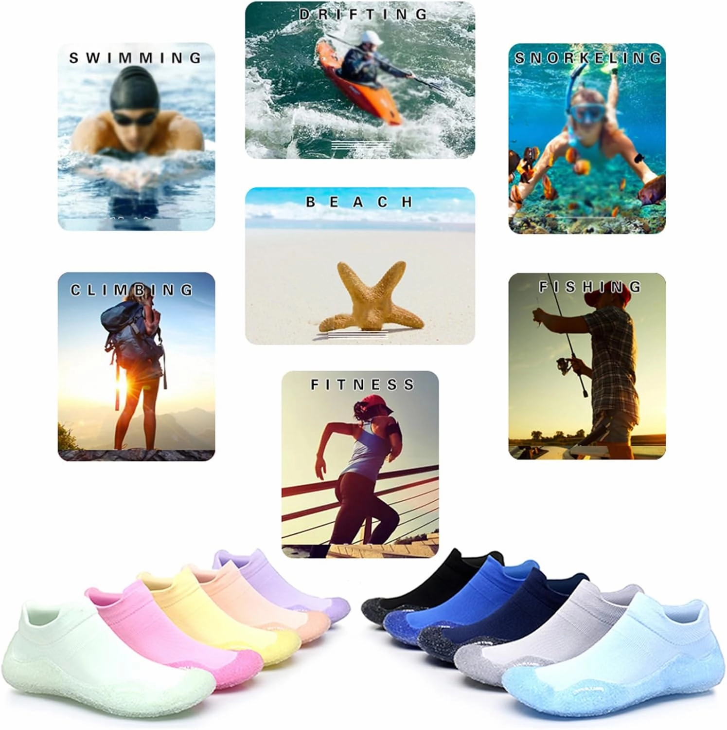 JiuQing Womens Barefoot Sock Shoes Indoor Fitness Yoga Shoes Breathable Non-Slip Portable for Gym Water Sports Beach Altra Hiit Xt Cross Training Shoe