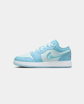 Nike Dc Shoes Jordan Kids' Air Jordan 1 Low SE (GS) Aquarius Blue