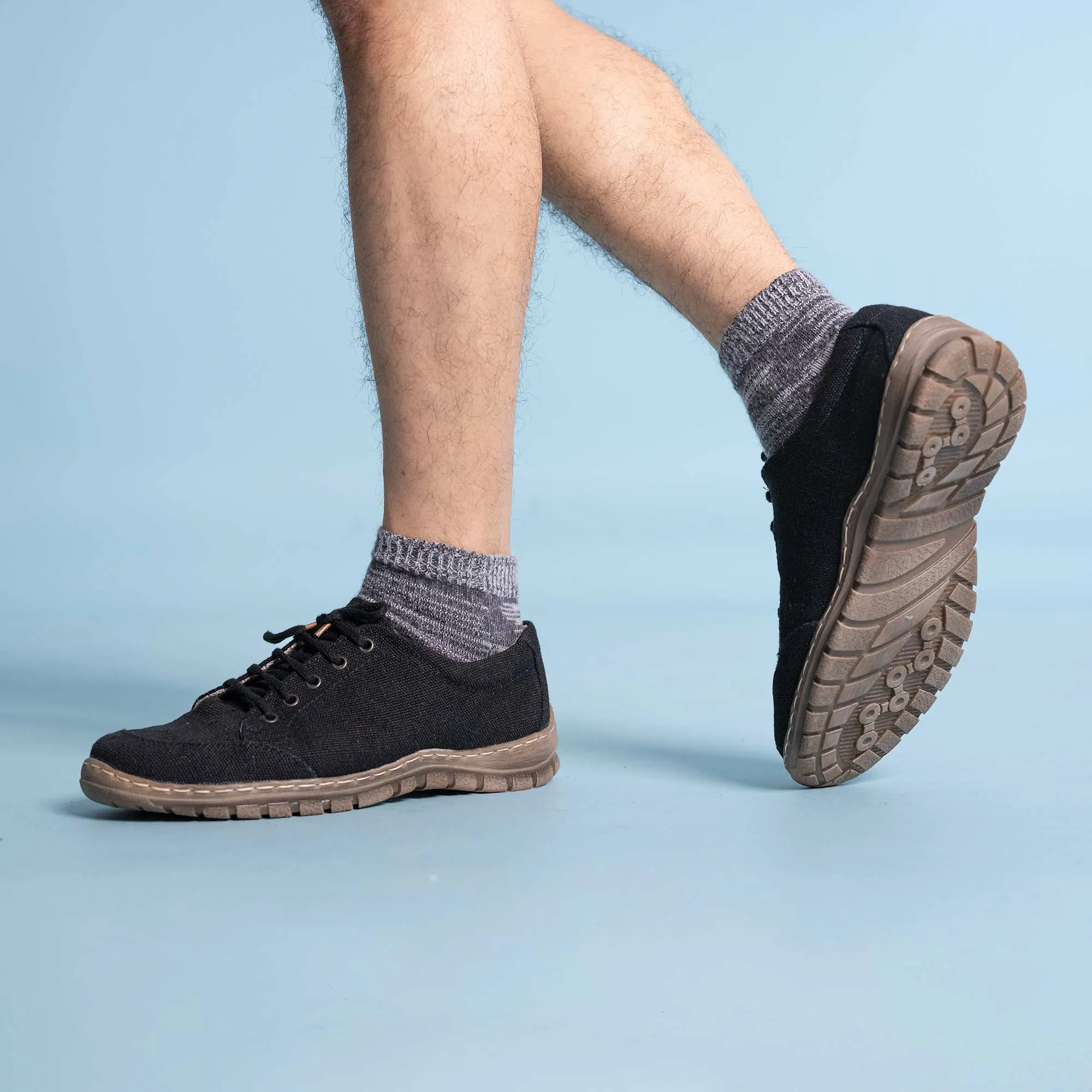 MONSIEUR Handmade Hemp Trailblazer Shoes (Men's Sizes) (Discontinued) Most Comfortable Shoes For Walking All Day