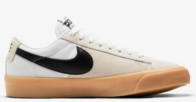 Nike SB - Blazer Low Pro GT Shoes | White Black Gum Custom Nike Cortez Shoes