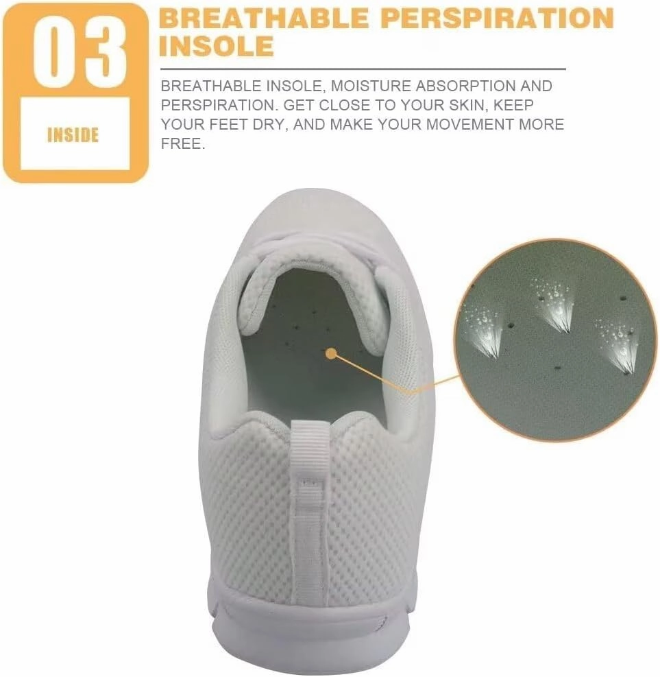 KEIAHUAN Women Slip On Sneaker Mesh Running Shoes Walking Tennis Shoes Lightweight Fashion Sneakers Badminton Racket