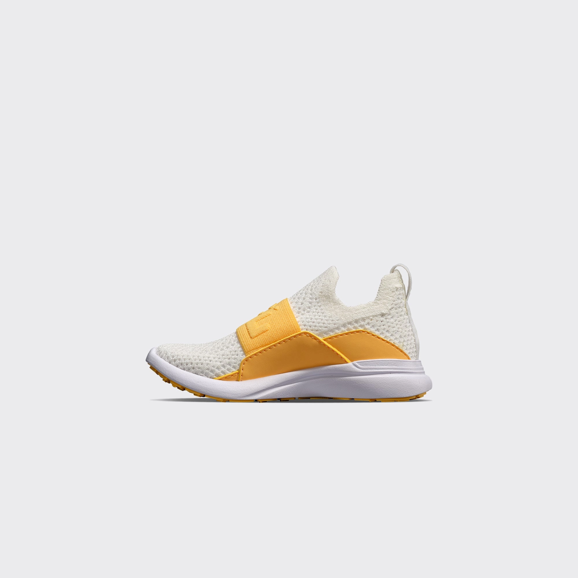 Kid's TechLoom Bliss White / Marigold / UV I Want To Run But I Don't Like Running Shoes