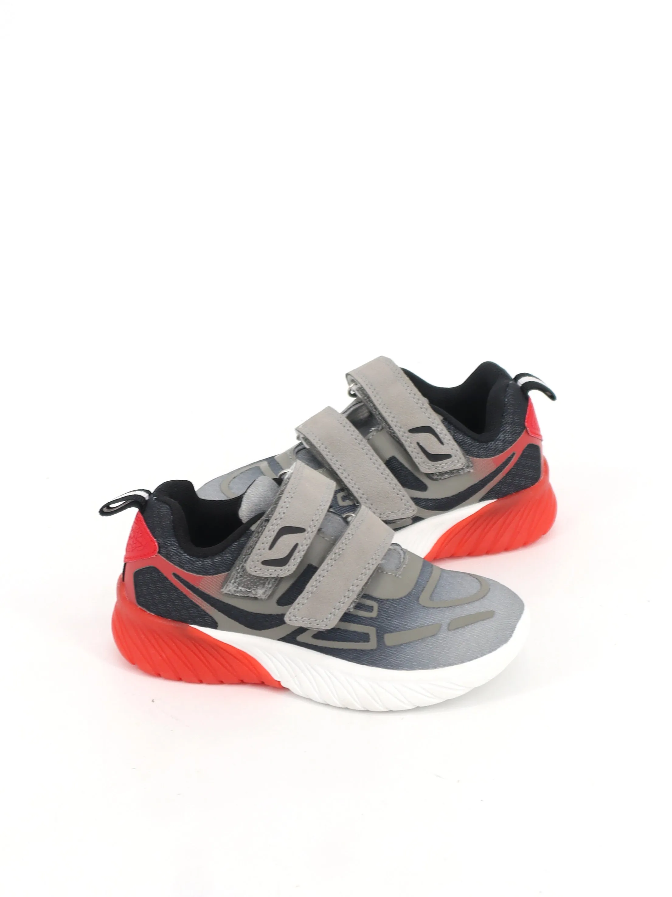 White Jeans White Sneakers Kids Boy's Textured Sneakers,Multi