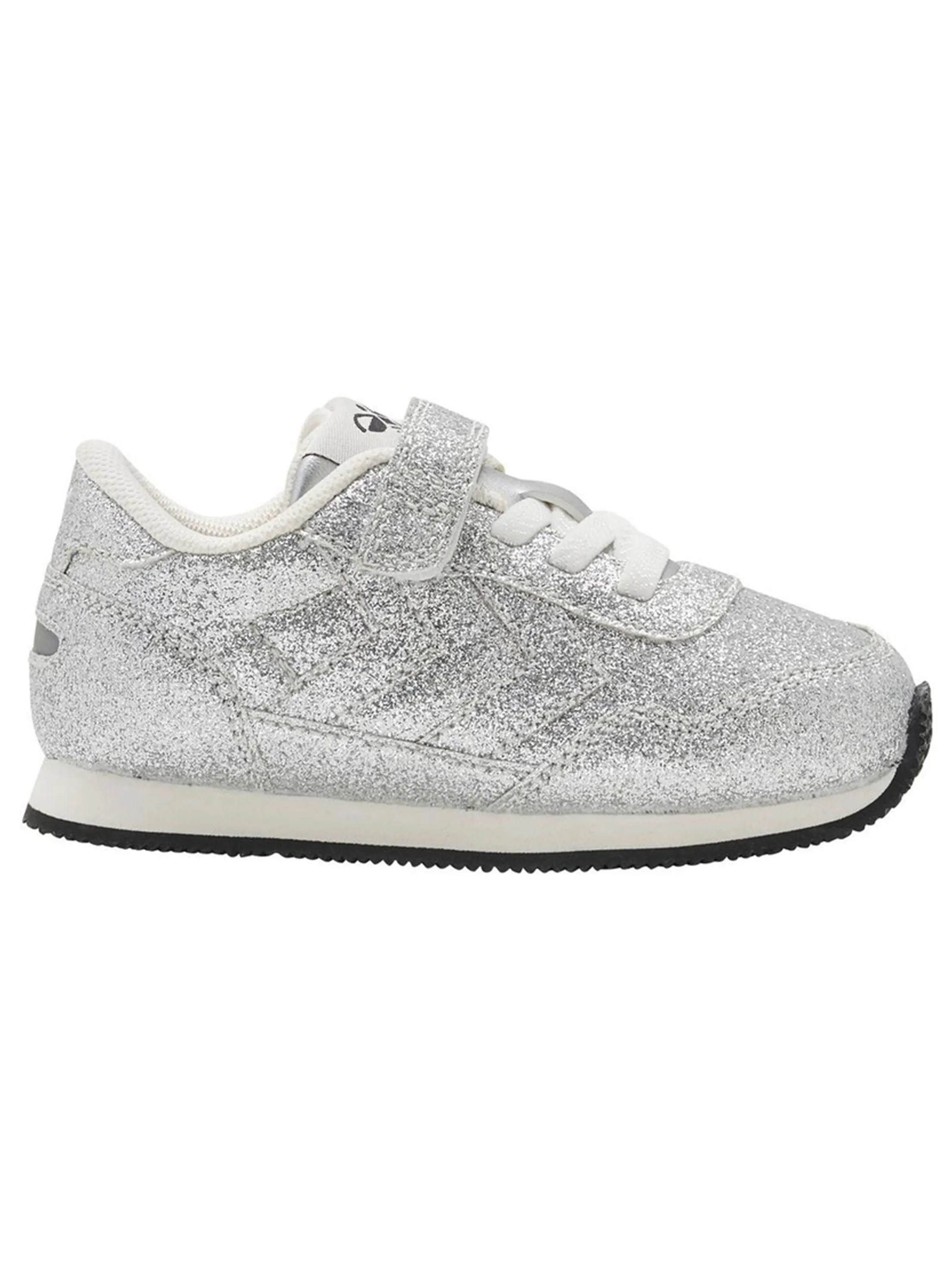 Boat Sneakers Kids Girl's Glitter Sneakers,Silver