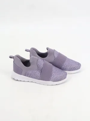 Kids Girl's Printed Slip On Sneakers,Light Purple Sneakers Movie Trailer