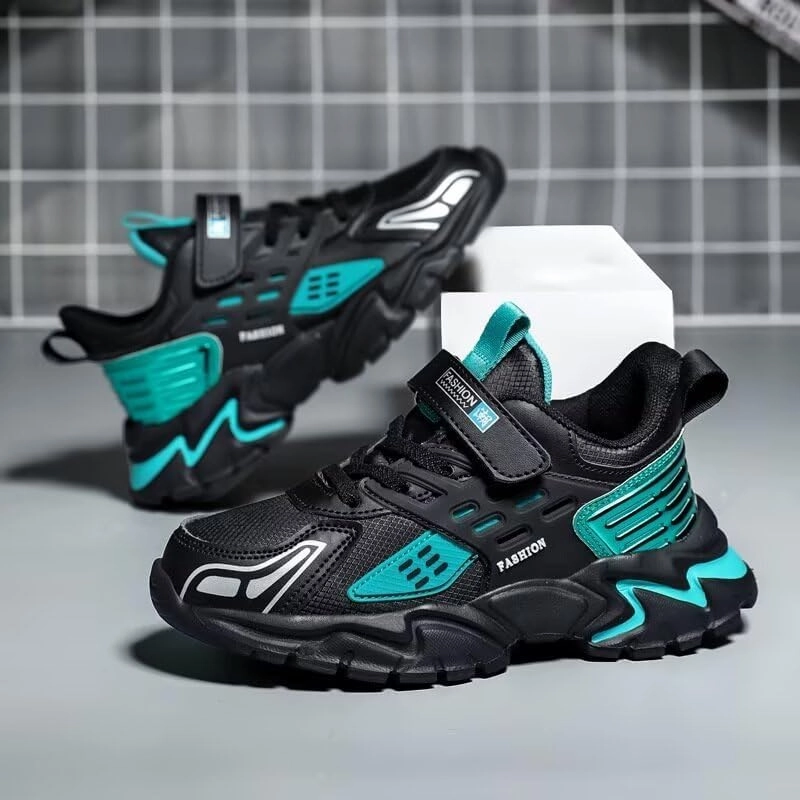 Italian Cycle Shoes Kids Boy Fashion Comfortable Walking Sneakers for Sport Running Cycling Hiking School