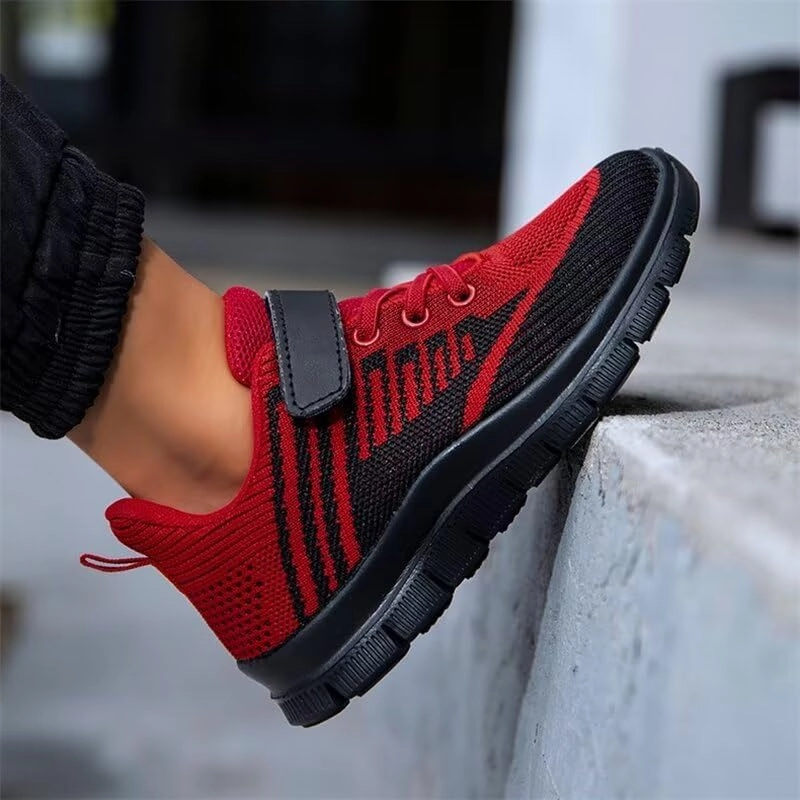 Kids Boy Lightweight Walking Sneakers for Outdoor Sport Running Hiking Cycling Climbing Shoes In Oven