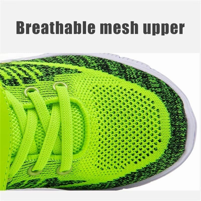 Kids Boy Lightweight Walking Sneakers for Outdoor Sport Running Hiking Cycling Geometry Cycling