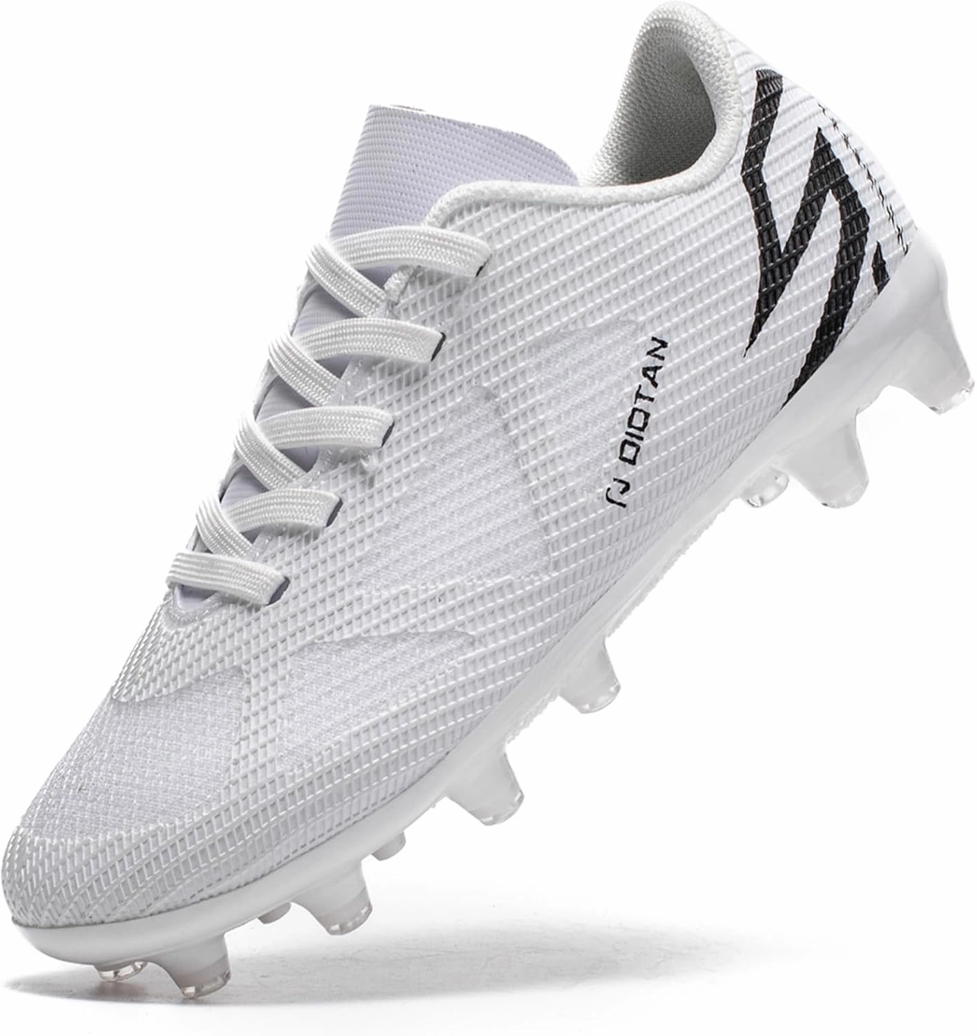 Kids Soccer Cleats for Boys and Girls Youth Low-top Football Shoes Outdoor Athletic Turf Soccer Shoes Cleats With Soccer Ball On The Side