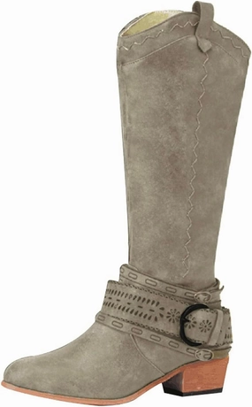 Knee High Boot Shapers Knee High Cowboy Boots for Women Cowgirl Boots Women Fashion Western Pointed Toe Knee High Chunky Heels Cowboy Boots