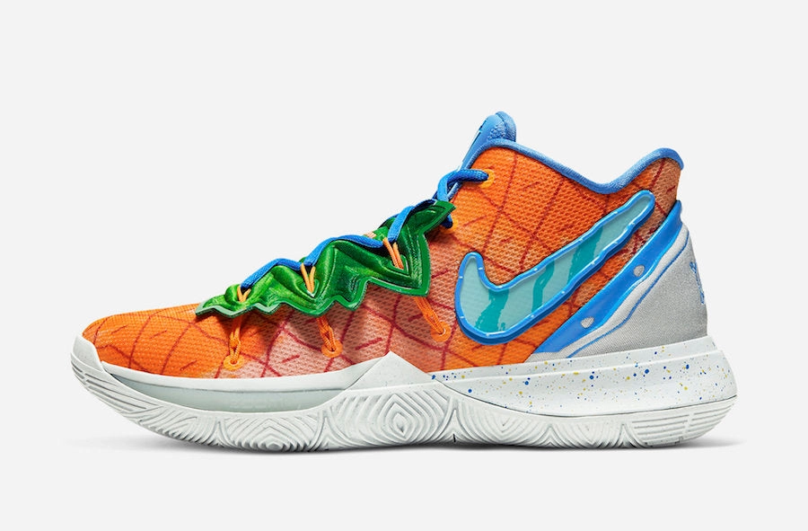 Kyrie Irving 5 SpongeBob Pineapple House Shoes Nike Sizing Guide