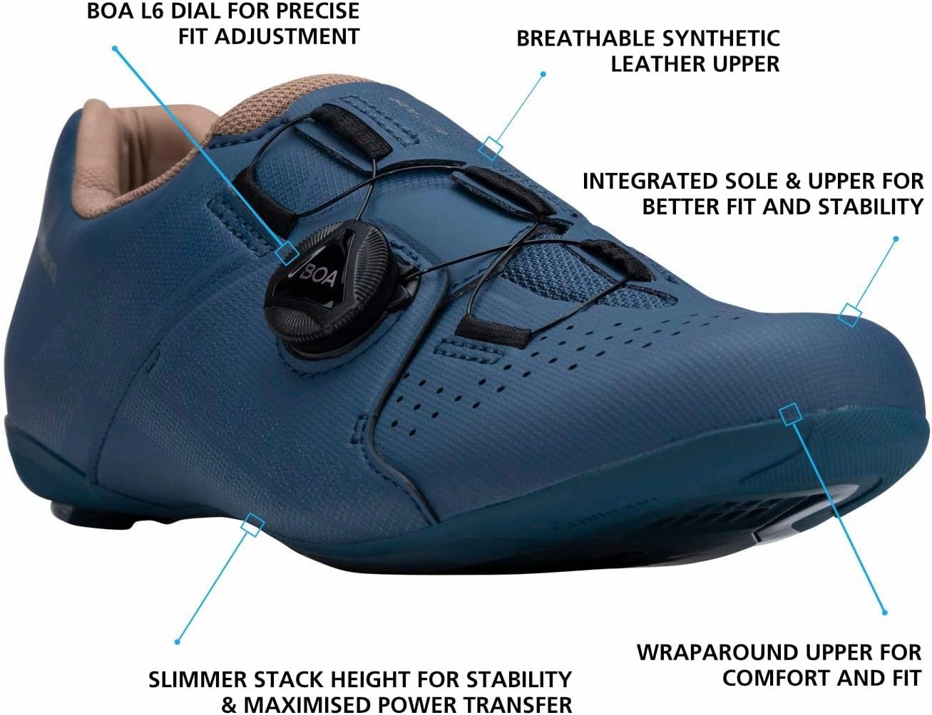 SHIMANO SH-RC300 Value-Packed Road Cycling Shoe Road Cycling Shoes Rcr