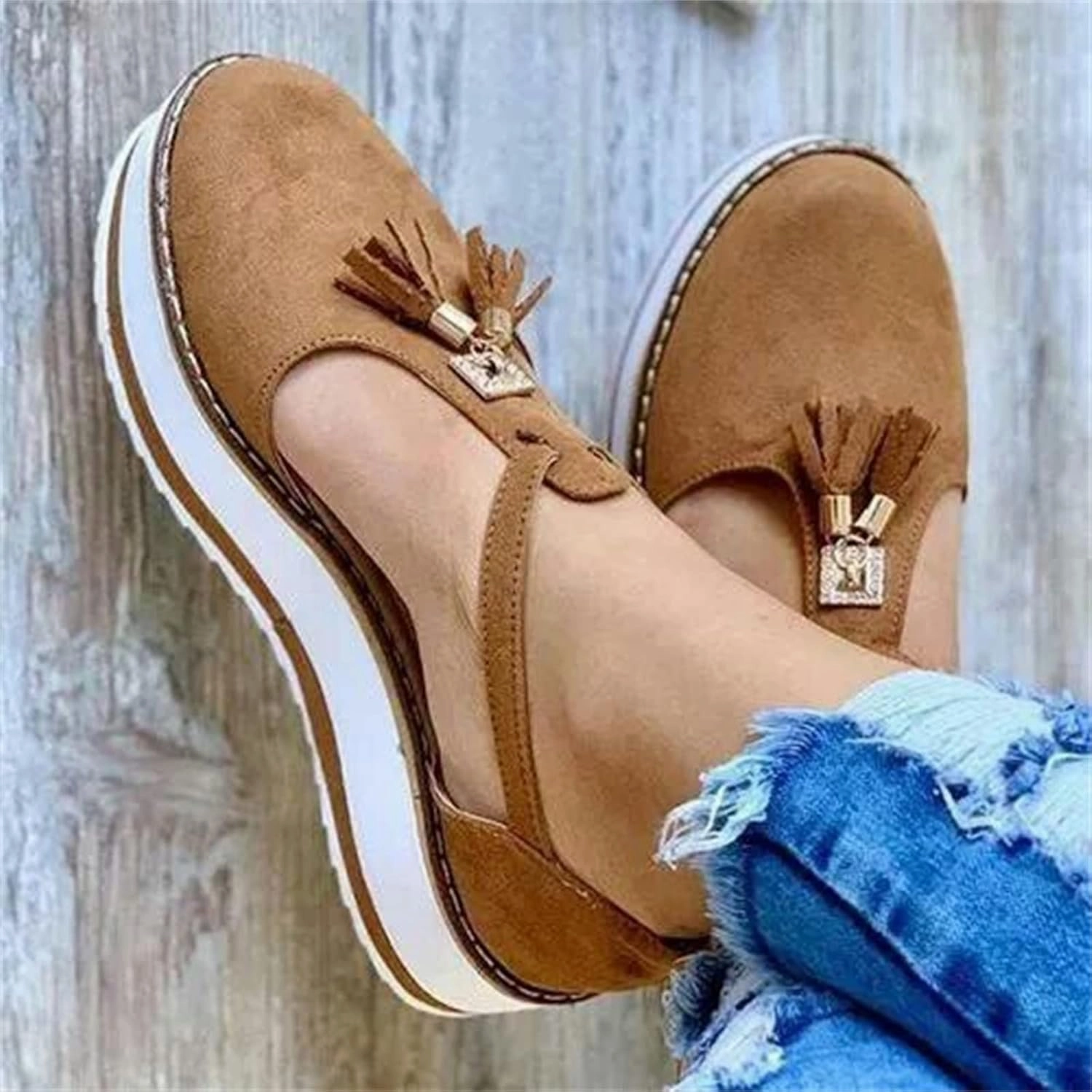 All White Tennis Shoes Ladmiple Sneakers For Women Walking Shoes Slip On Low Top Fashion Dressy Casual Summer Comfort Non Slip Flats Loafers