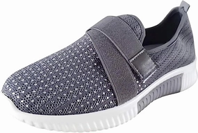 Ladmiple Tennis Shoes Womens Slip Ons Sneakers Walking Running Breathable Lightweight Mesh Gym Non Slip Workout Shoes Gowalk Travel Washable Knit Slip-on Sneaker
