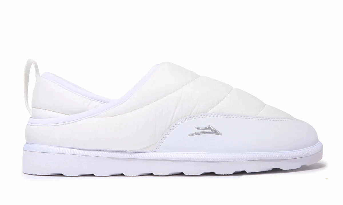 LAKAI OWEN WHITE SLIPPER Summer Skate Shoes
