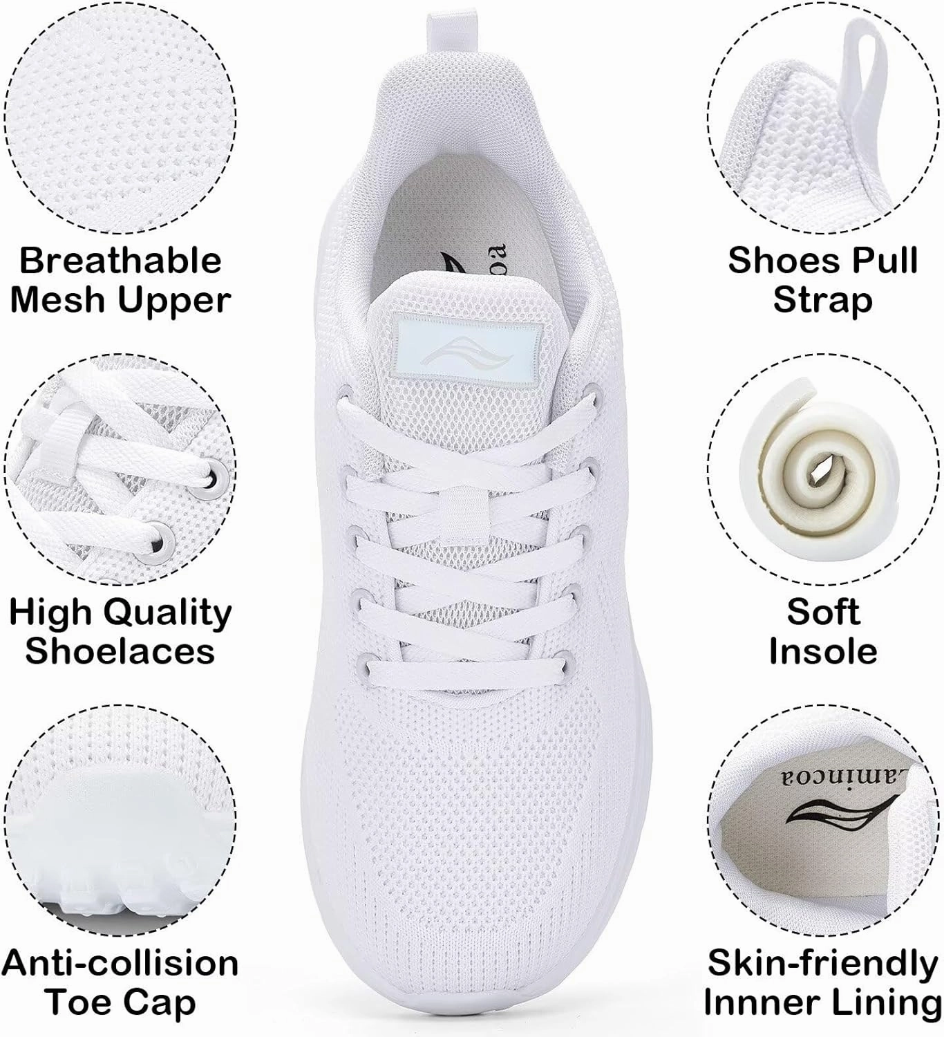 Mizuno Volleyball Shoes Size 5 Lamincoa Womens Air Running Shoes Lightweight Women Sneakers Air Cushion Walking Tennis Shoes for Women