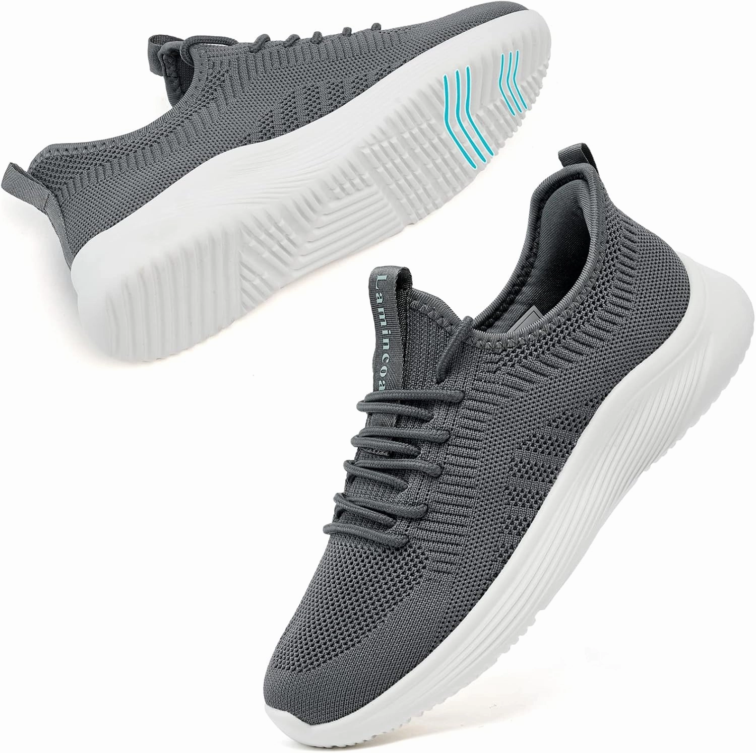 Lamincoa Womens Tennis Walking Shoes Slip On Lightweight Comfort Memory Foam Sneakers Best Sports Shoes For Badminton