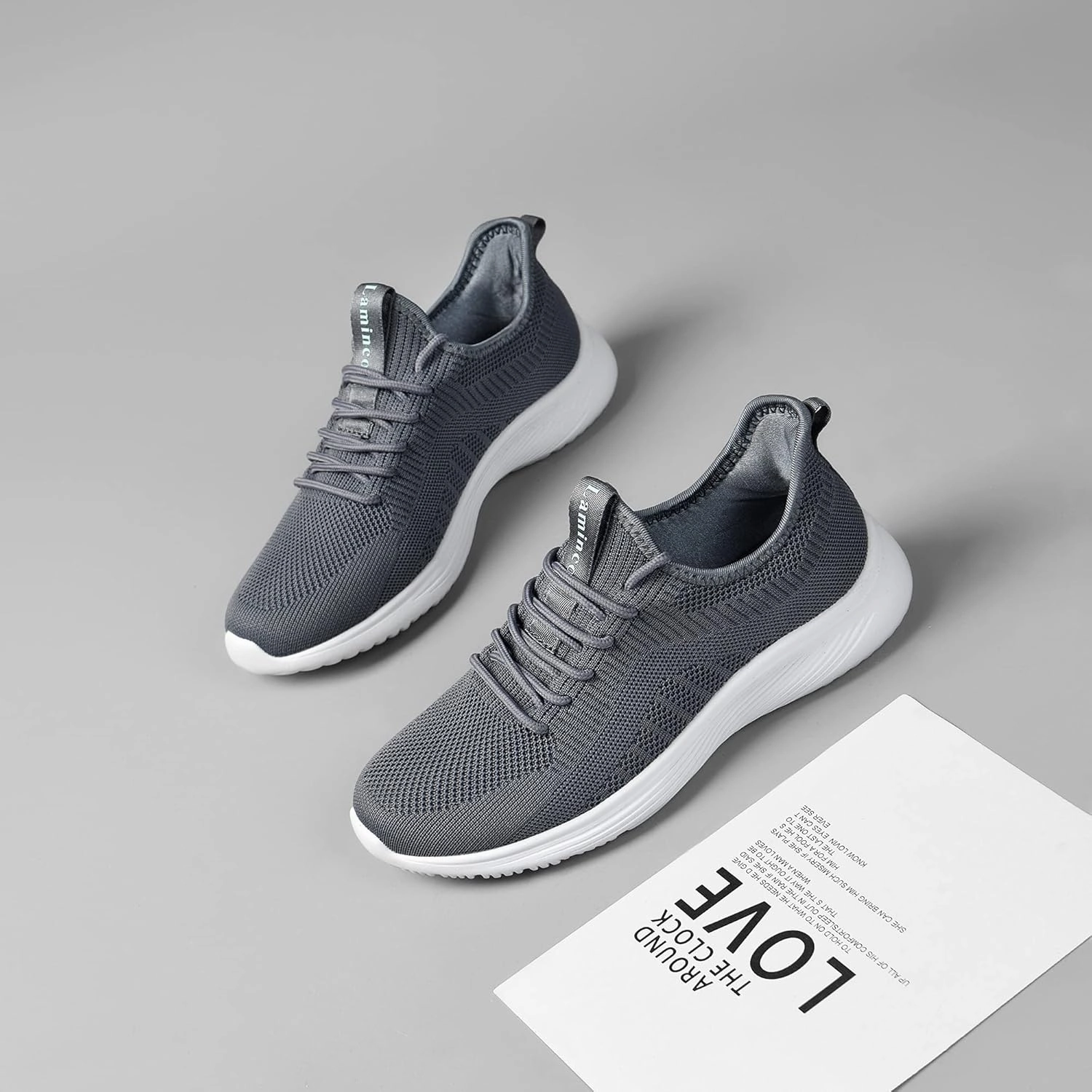 Lamincoa Womens Tennis Walking Shoes Slip On Lightweight Comfort Memory Foam Sneakers Pro 906 Badminton Shoes