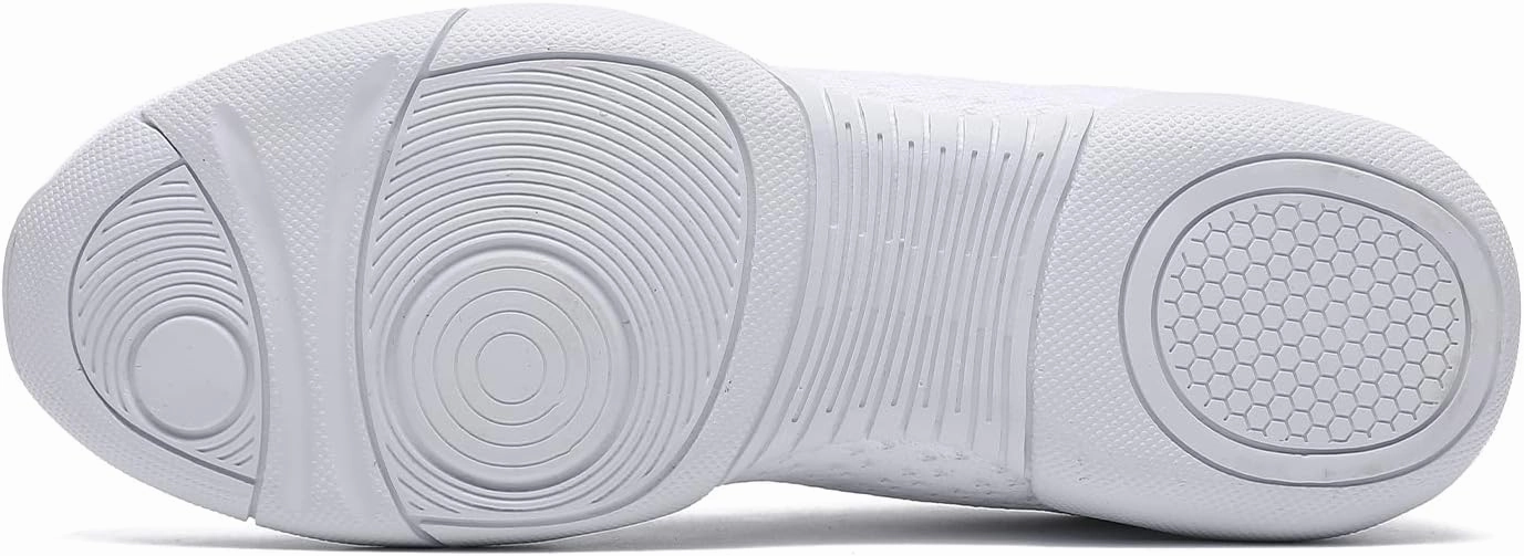 Eastbay Volleyball Shoes LANDHIKER Cheer Shoes Girls White Dance Shoes Youth Cheerleading Sports Training Athletic Comfortable Shoes Flats Girl