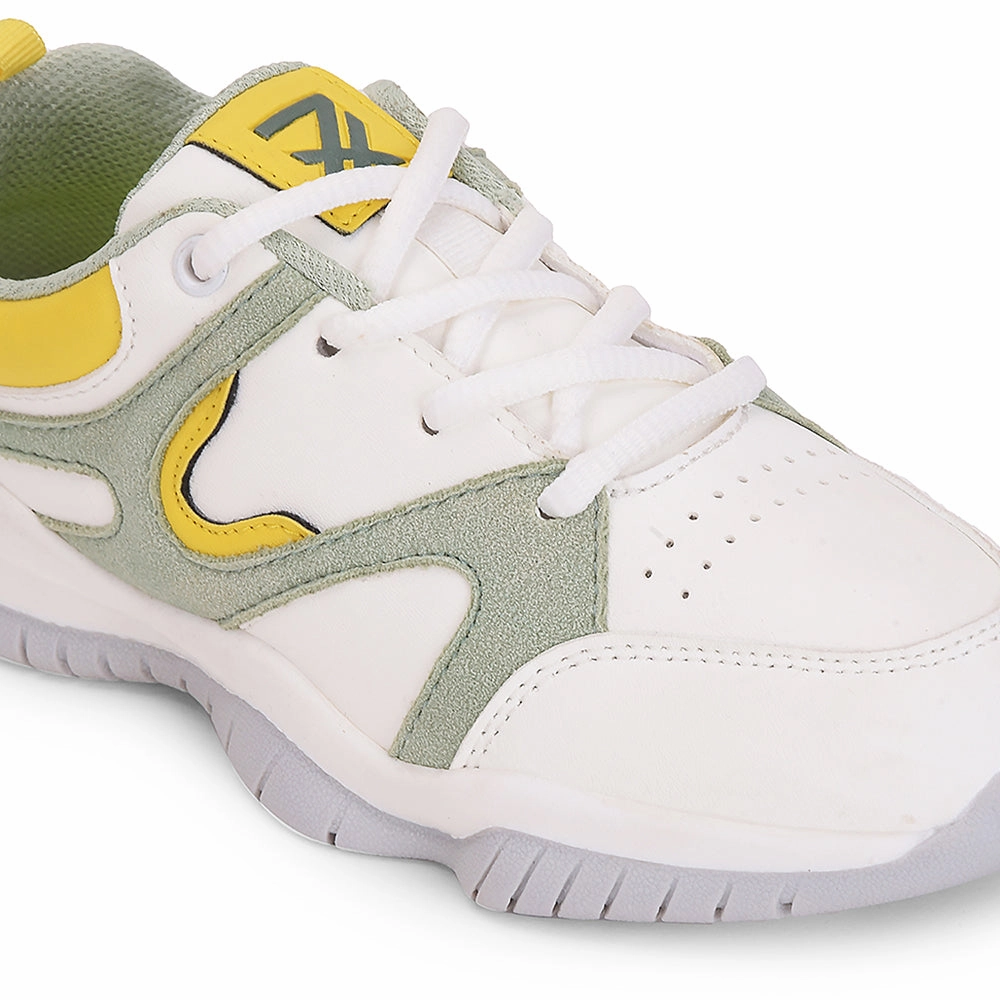 Cartoon Shoes Running Leap7x Green Sports Lacing Running Shoes For Kids CANON-2E By Liberty