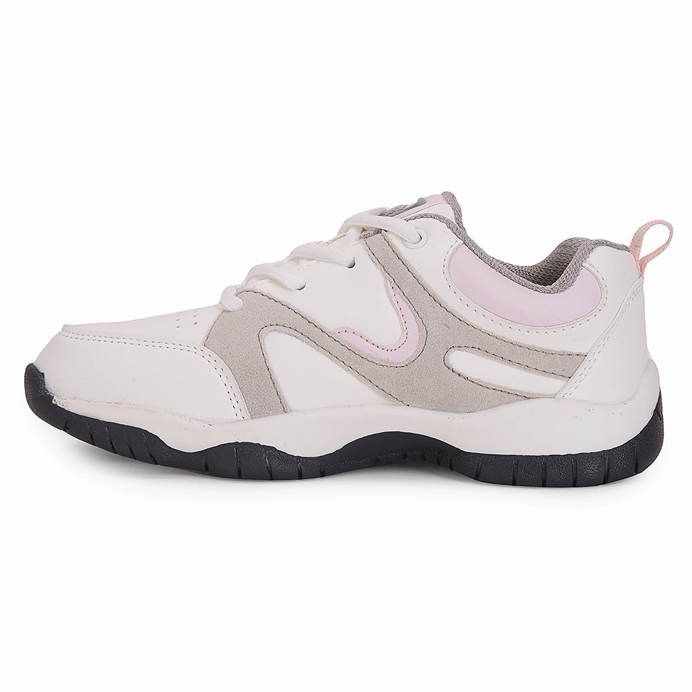 Best Running Shoes On The Market Leap7x Light Grey Sports Lacing Running Shoes For Kids CANON-2E By Liberty