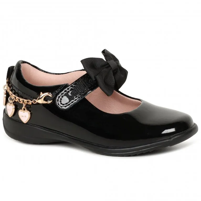 Lelli Kelly Girls School Shoe Annie Black Patient Single Strap Mary Jane Shoes