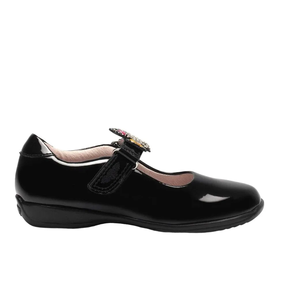 Mary Jane Dress Shoes Size 10 Lelli Kelly Girls Shoe LK8311 Black Patent