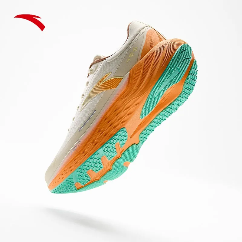 ANTA Men PG7 Travel Running Shoes 1124F5546-9 -Grey/Orange (Kasut Larian/Kasut Joging Lelaki)