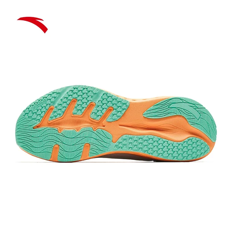 ANTA Men PG7 Travel Running Shoes 1124F5546-9 -Grey/Orange (Kasut Larian/Kasut Joging Lelaki)