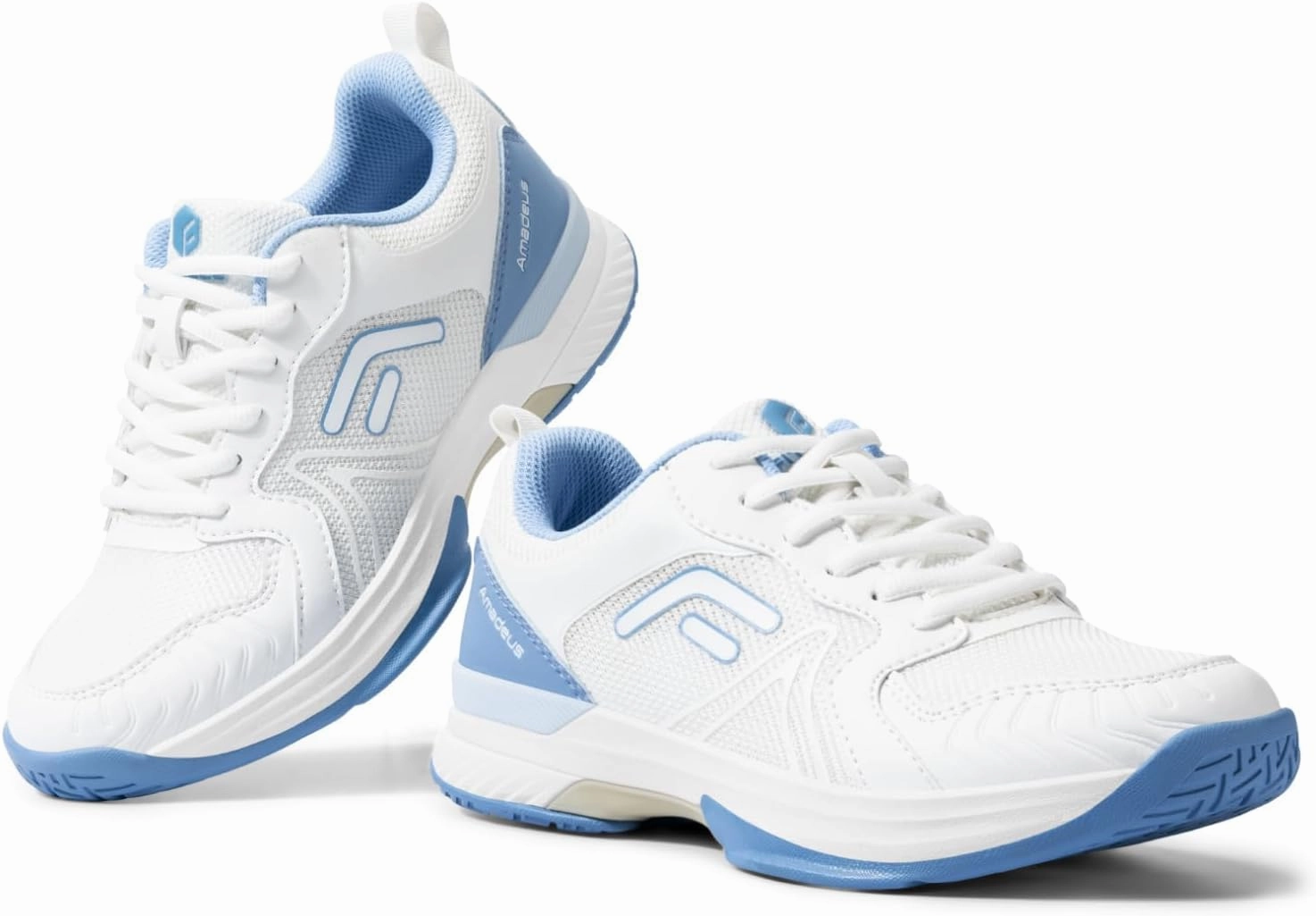 FitVille Wide Pickleball Shoes for Women Cloud-Like Lightweight Womens Tennis Shoes with Arch Support, Wide Toe Box Breathable Court Shoes for Racketball, Badminton Badminton A970 Nitrolite