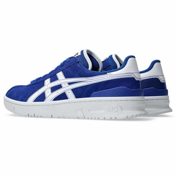 Mens Tennis Shoes Asics Asics Skateboarding Vic NBD Prussian Blue - White