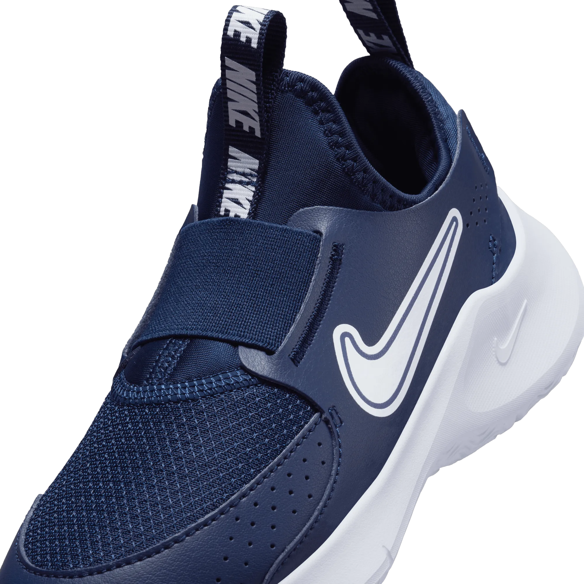 Little Kids' Nike Flex Runner 3 Shoes (403 - Midnight Navy/White) Comfortable Waterproof Work Boots
