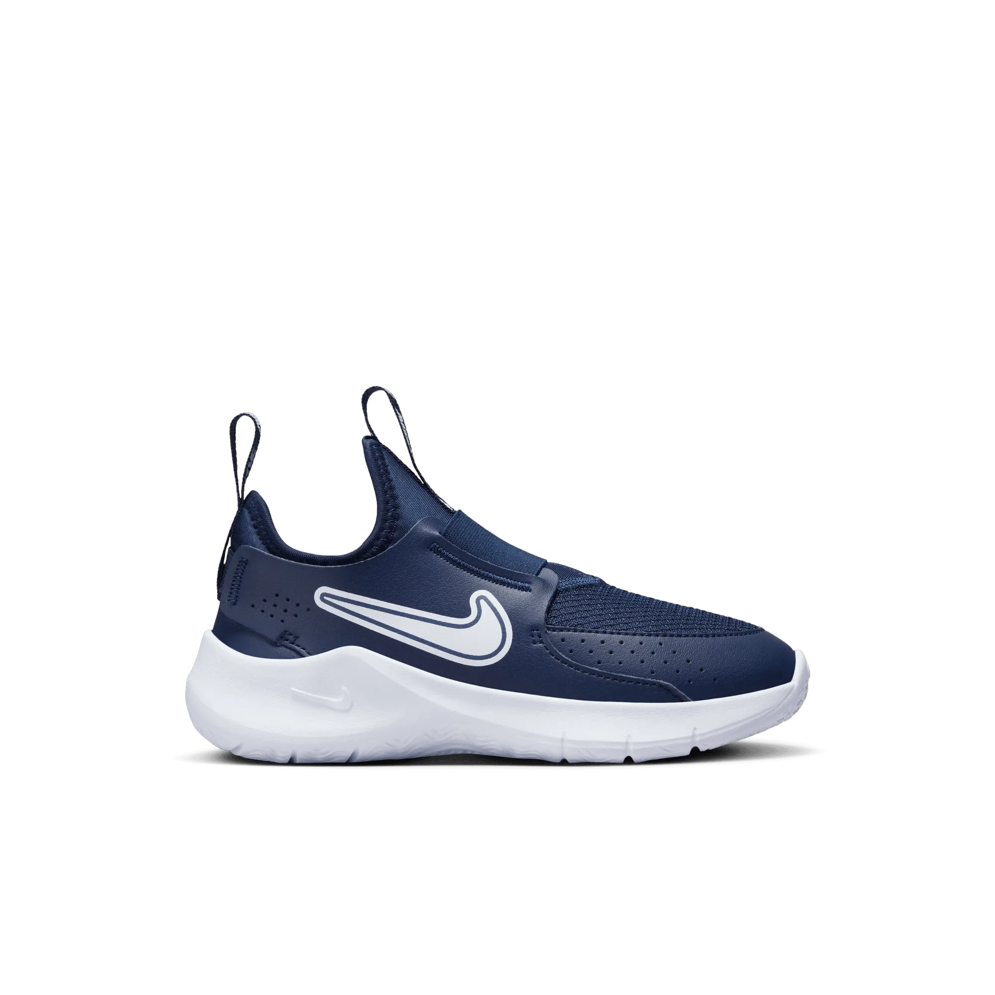 Little Kids' Nike Flex Runner 3 Shoes (403 - Midnight Navy/White) Mens Work Boots