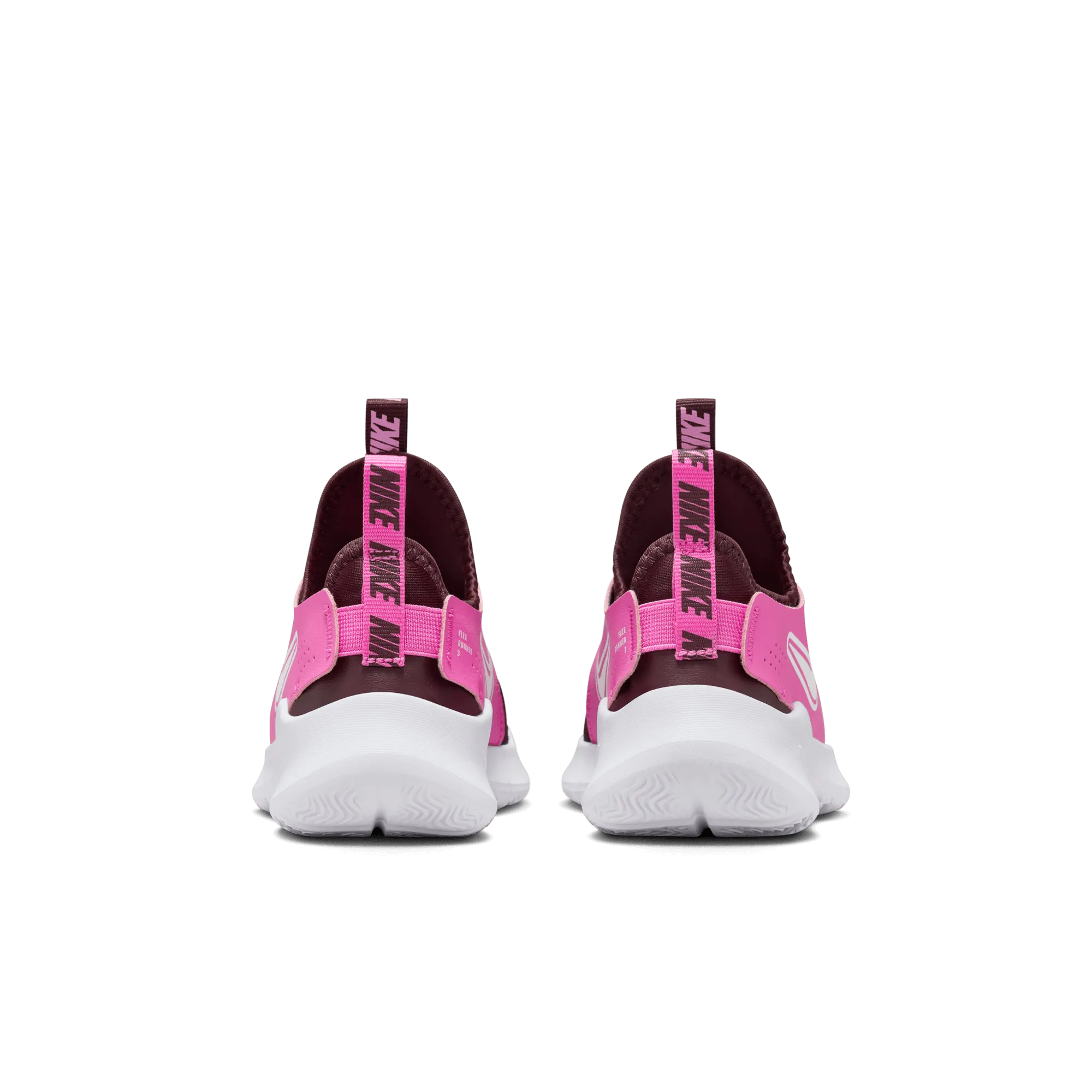 Little Kids' Nike Flex Runner 3 Shoes (603 - Burgundy Crush/White-Playful Pink) Working Boots Near Me