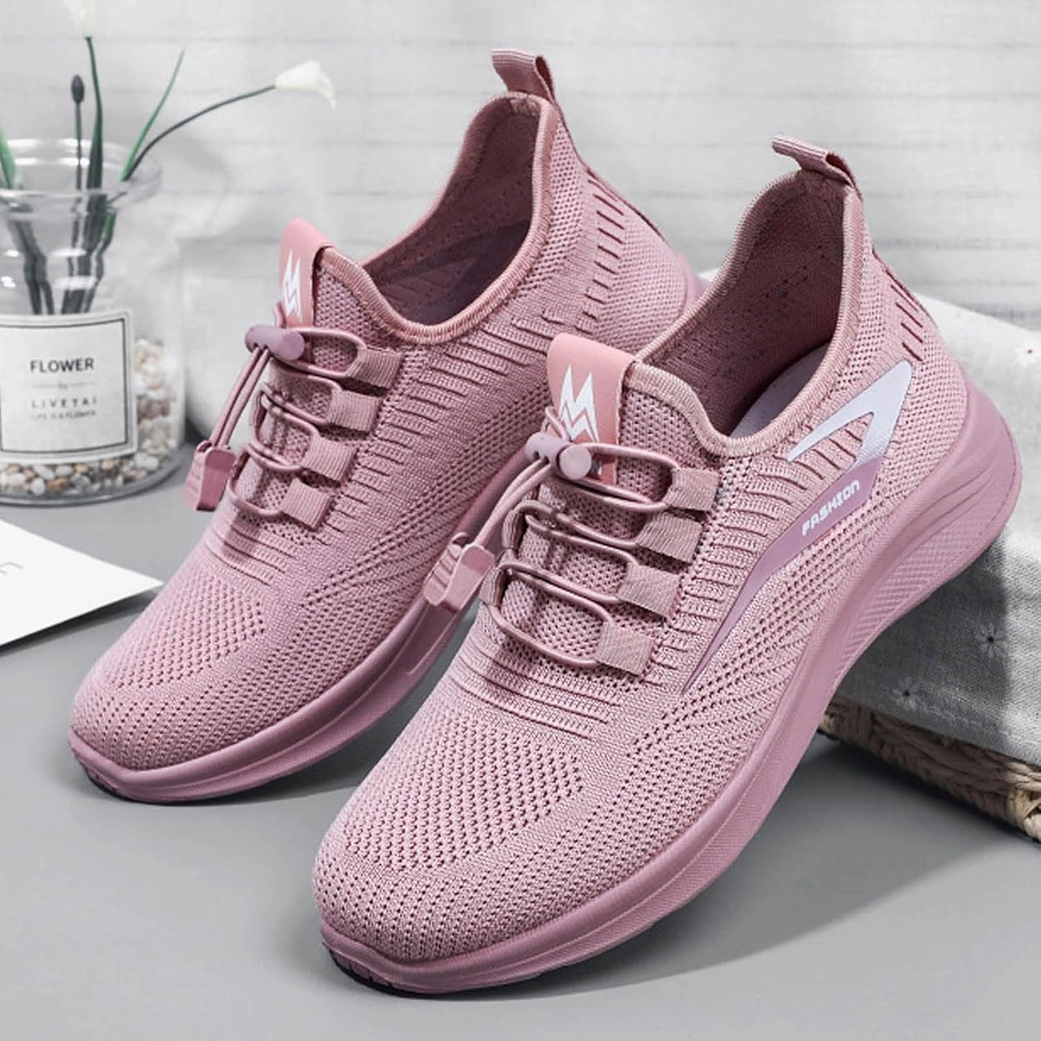 Slip On Boating Loafers for Women Casual Women's Comfortable & Lightweight Loafers Slip On Sneakers Womens Wide Width Athletic Shoes