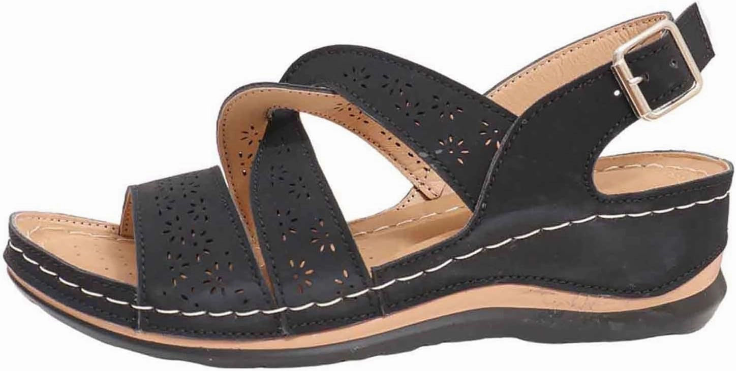 Women's Wedge Sandals Summer Open Toe Platform Espadrilles Casual Comfortable Walking Shoes for Outdoor Beach Preppy Tennis Shoes