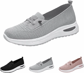 Chucks Tennis Shoes Sneakers for Women Walking Shoes Lightweight Casual Breathable Tennis Slip On Arch Support Hands Free Orthopedic Shoe