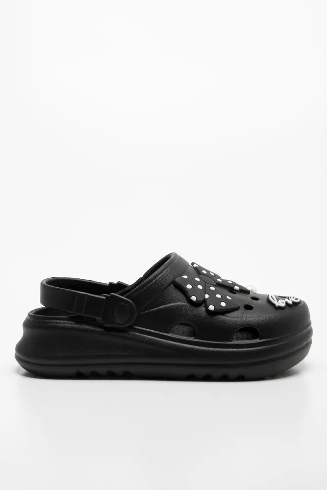 Lazy Oaf Clogs Love Clogs Black