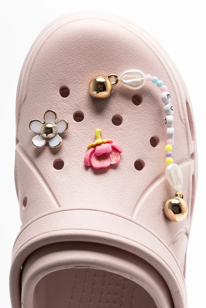 Love Clogs Pink Danish Clogs Wooden