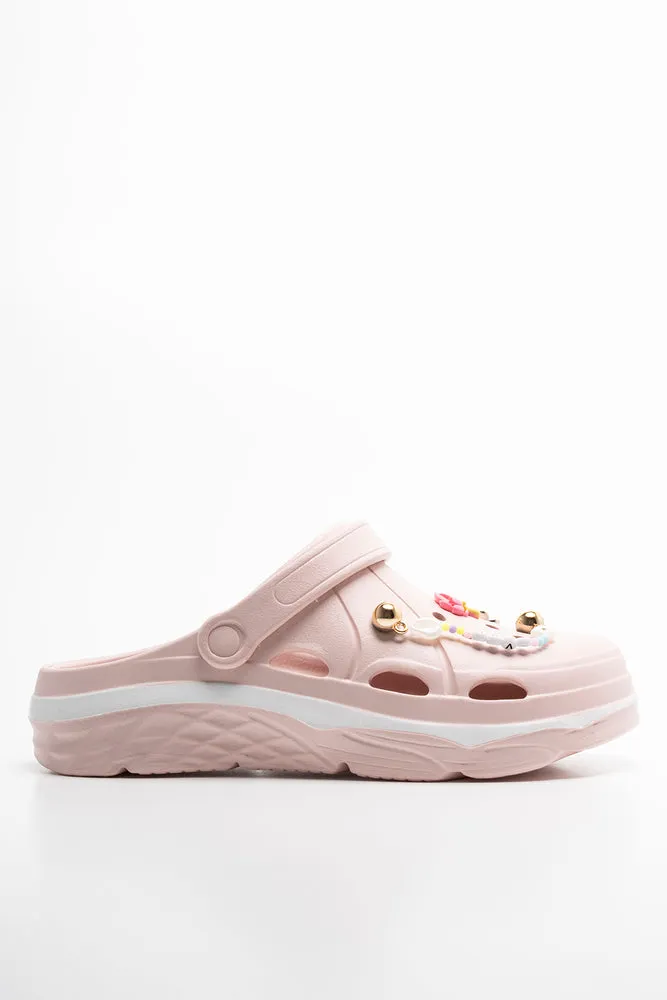 Crocs Clogs Disney Parks Mickey Mouse Cutout Love Clogs Pink