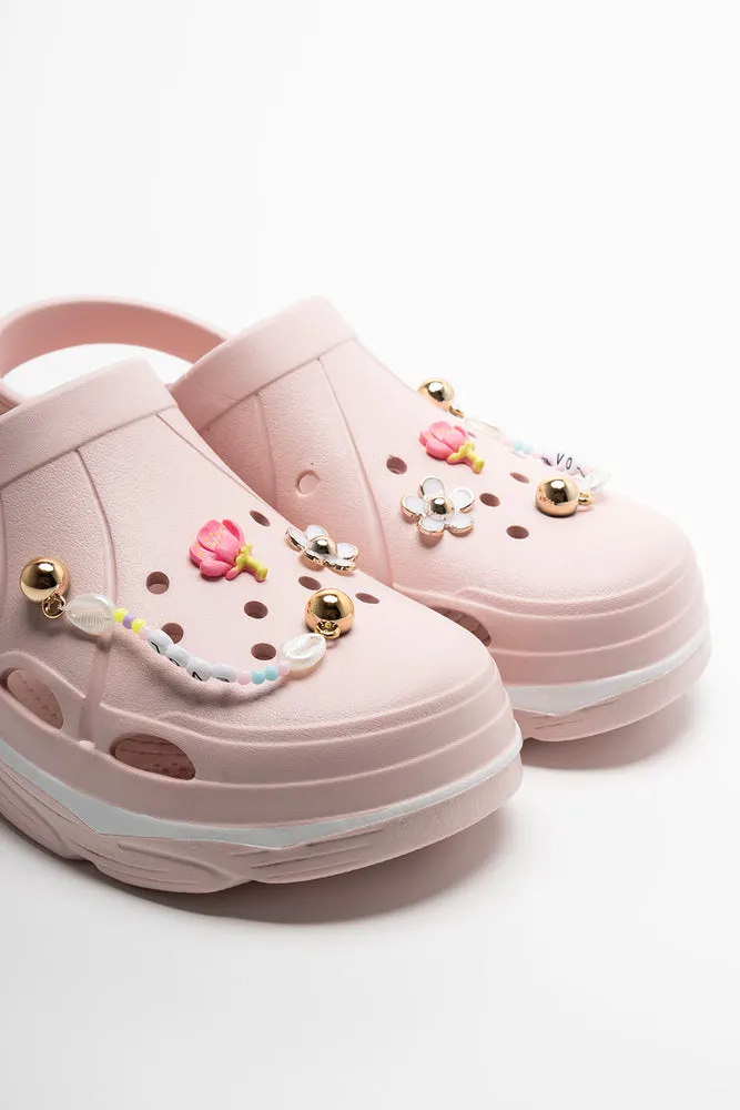 Pearl Clogs Love Clogs Pink
