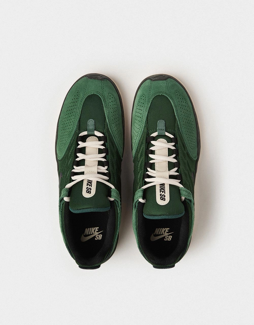 Nike SB Vertebrae Skate Shoes - Fir/Black-Sequoia-Lt Orewood Brn And White Nike Shoes