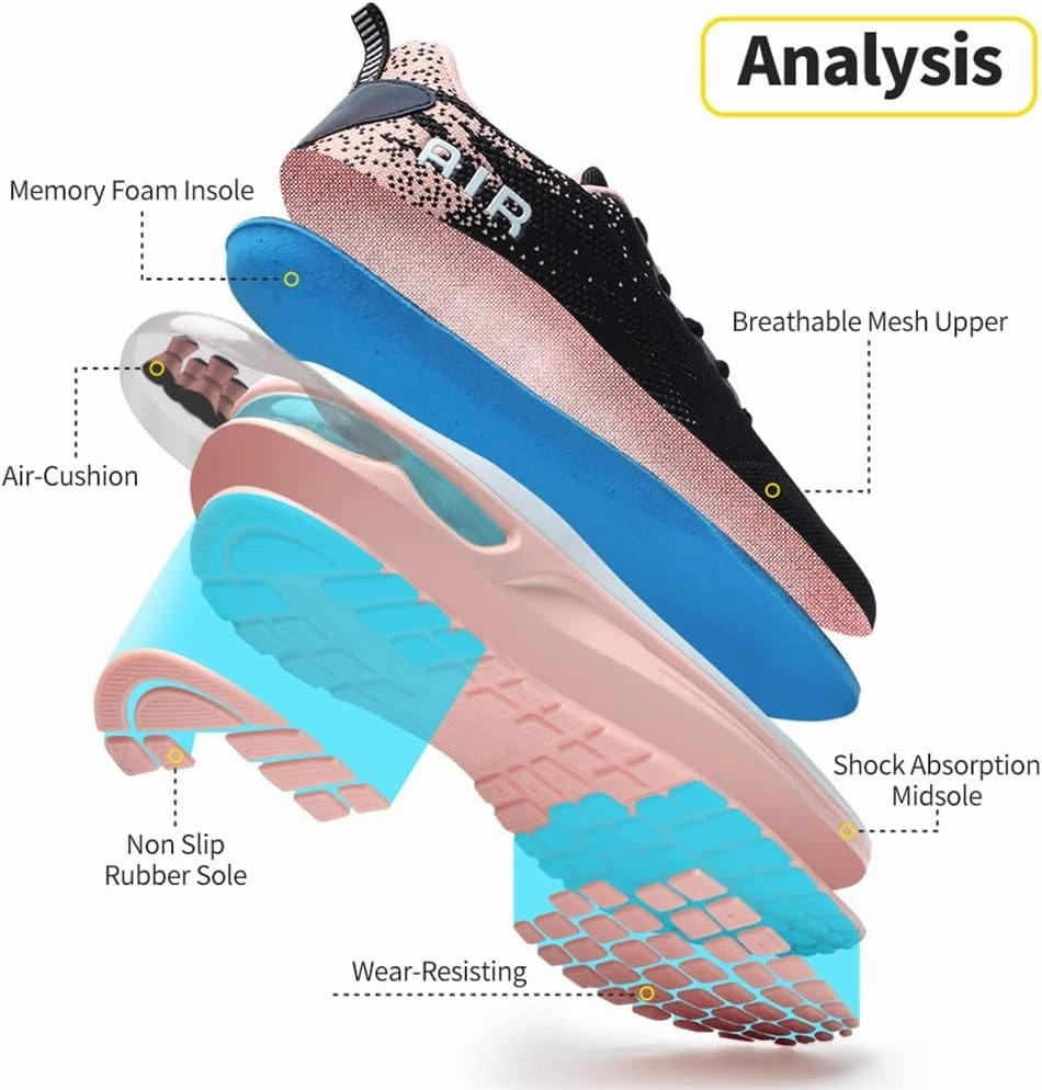 Old Nike Training Shoes Dannto Women's Lightweight Walking Sneakers Air Cushion Tennis Athletic Running Fashion Sport Shoes for Girls
