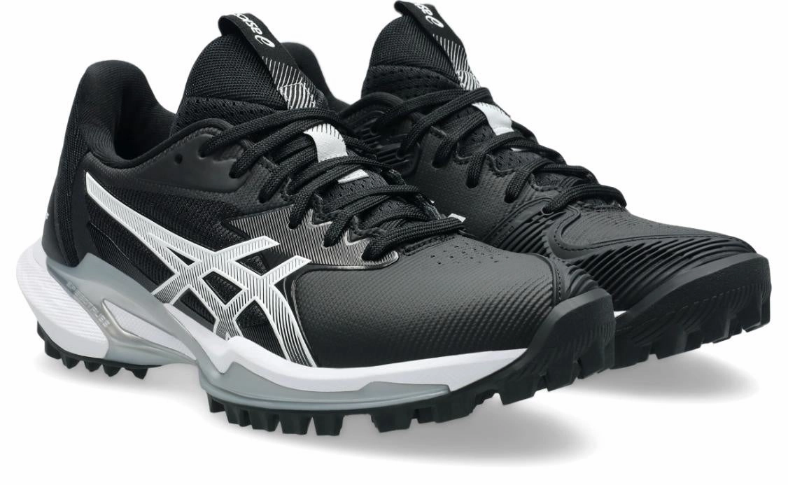 Asics Womens Field Speed FF 2 Hockey Shoe - Black/White Asics Running Shoes Ratings