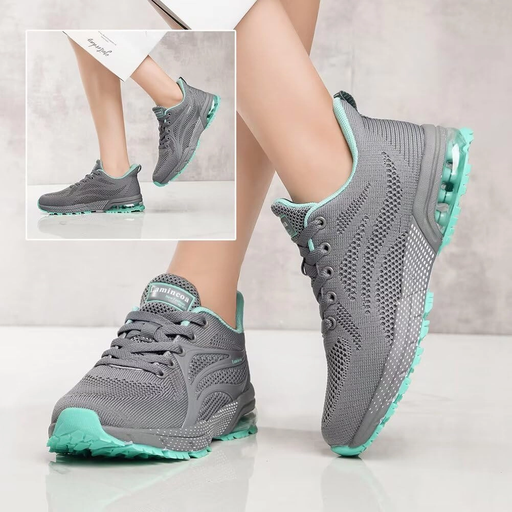 Badminton Shoes Price In Bangladesh Womens Air Running Shoes Non Slip Tennis Walking Shoes Women Mesh Cushion Sneakers for Gym Workout Sports